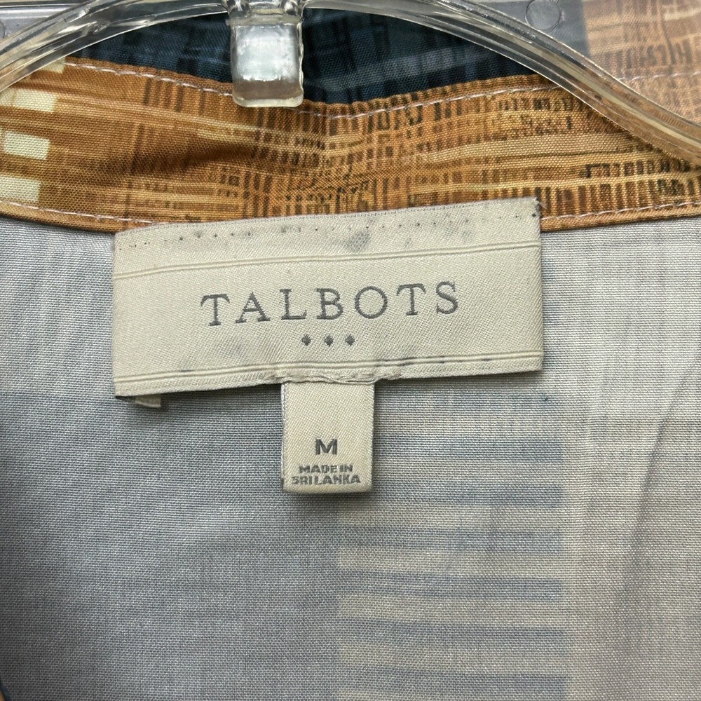 Talbots Patchwork Button Down Blouse Womens 1xl L… - image 3